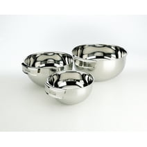 All-Clad Stainless Steel 3 piece Mixing Bowl Set, 1.5 x 3 x 5 quart
