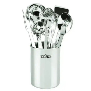 All-Clad Stainless Steel Kitchen Utensil Set, 8-piece 2.3 kg/5.07 lbs