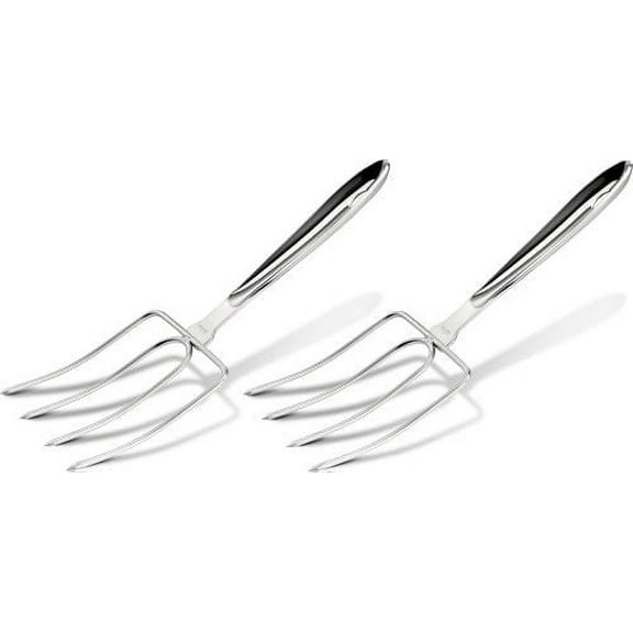 All-Clad T167 Stainless Steel Turkey Forks Set, 2-Piece, Silver -