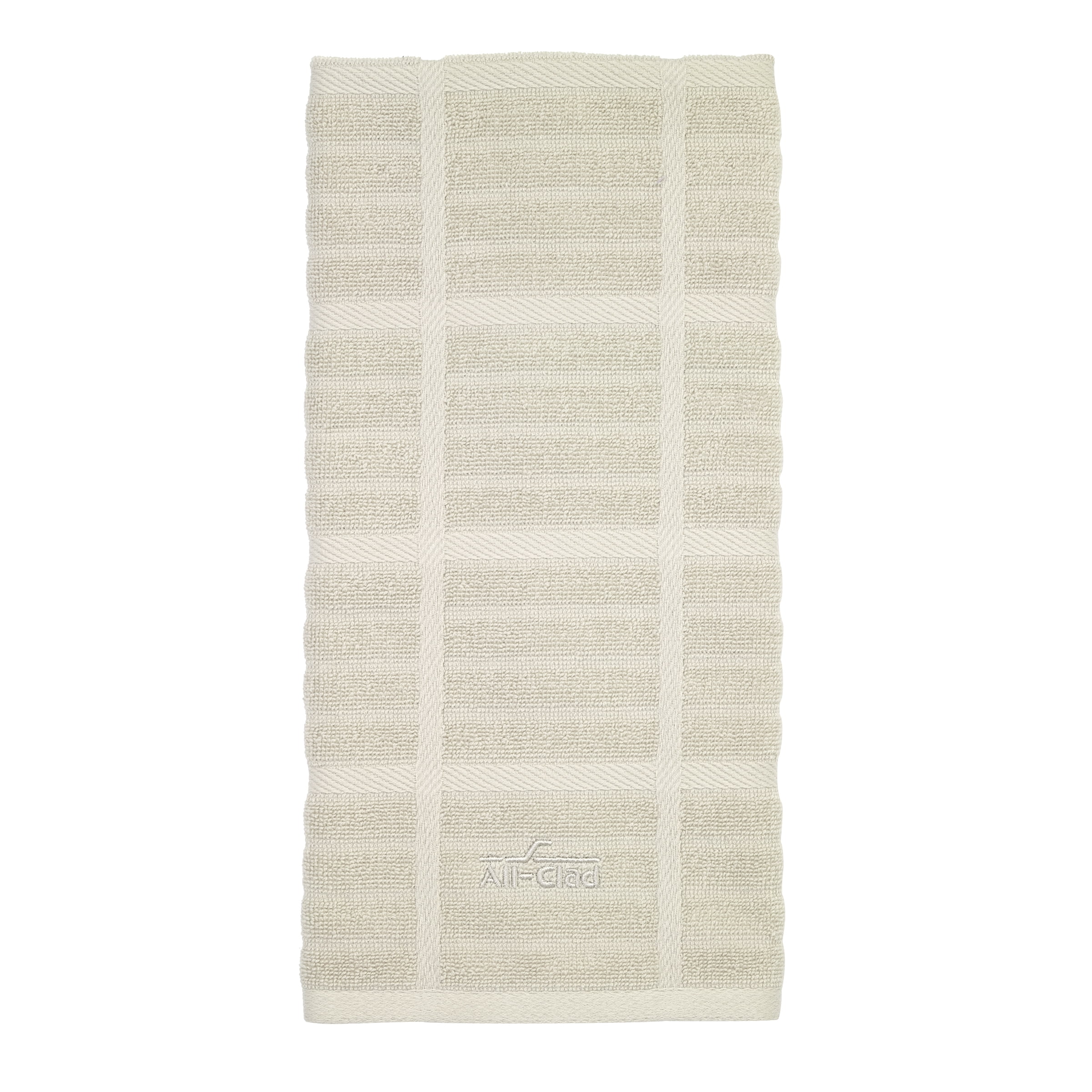 All-Clad Solid Cotton Kitchen Towel, 1-Pack, Almond