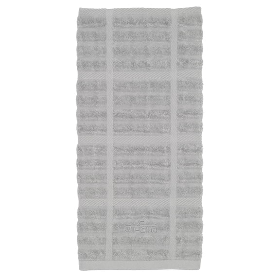 All-Clad Solid Cotton Kitchen Towel, 1-Pack, Titanium Gray