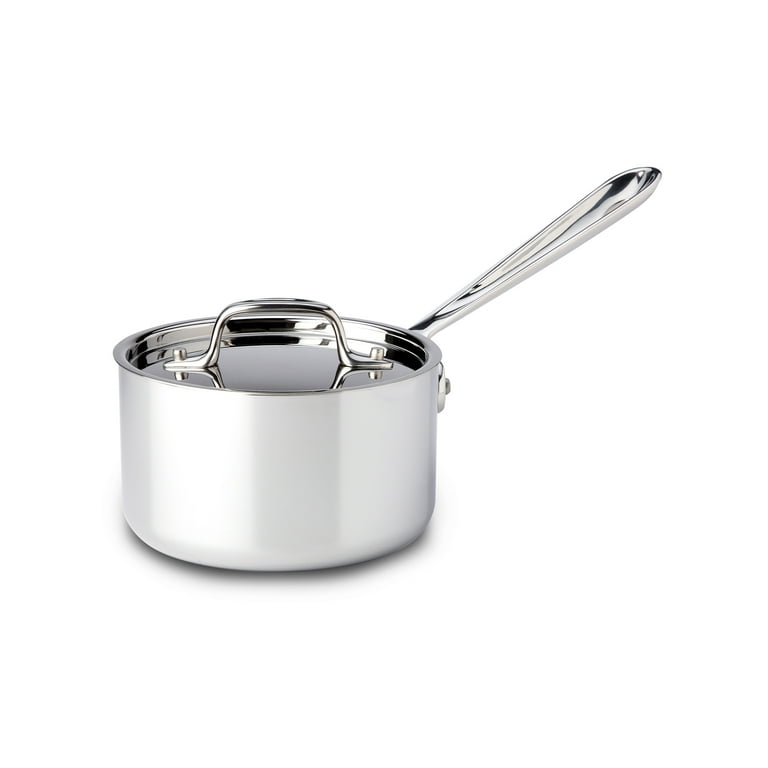  All-Clad D3 3-Ply Stainless Steel Sauce Pan 3 Quart