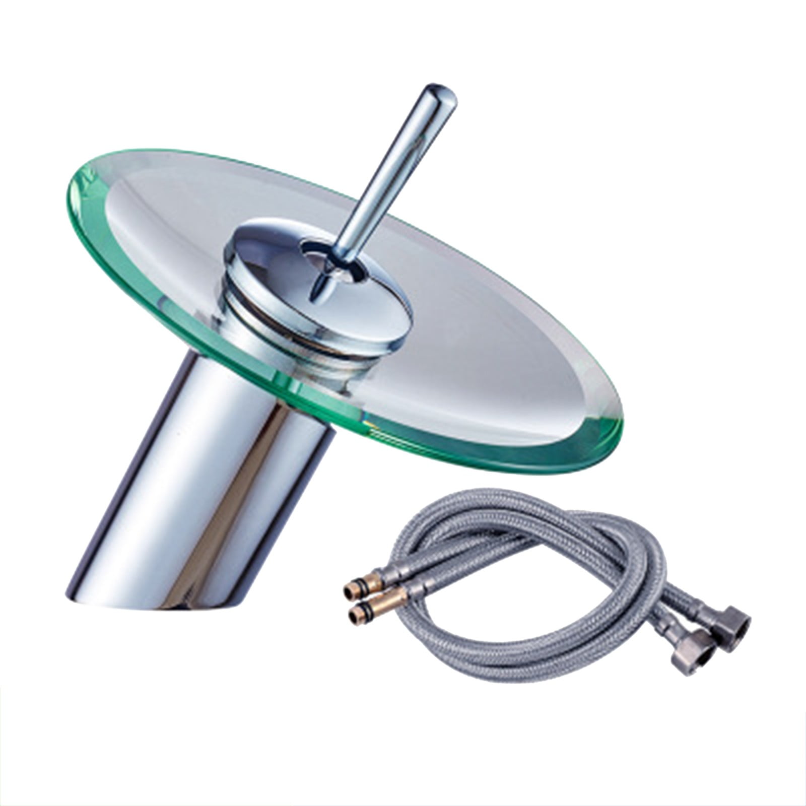 All Copper Basin Countertop Basin Glass Faucet Hot And Cold Glass