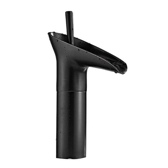 All Copper Basin Faucet Antique Retro Sink Mixer Bathroom Waterfall Mixer-Taps Deck Mount Cold And Hot Vanity Sink Mixer-Crane