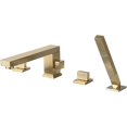All Copper Bathtub Faucet, Split Type Cold and Hot Water Mixer Tap, 360