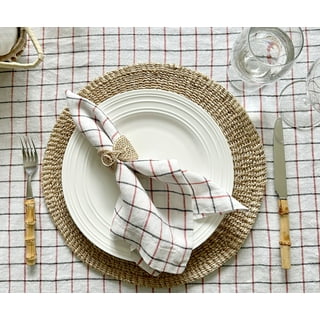 BETRIC Cotton Blend Buffalo Plaid Table Napkins (Set of 12), 20 x 20 Inch  Washable Dinner Napkins, Buffalo Checks Cloth Napkins for Restaurant,  Wedding, Holiday, Farmhouse，Peach Pink/White - Yahoo Shopping