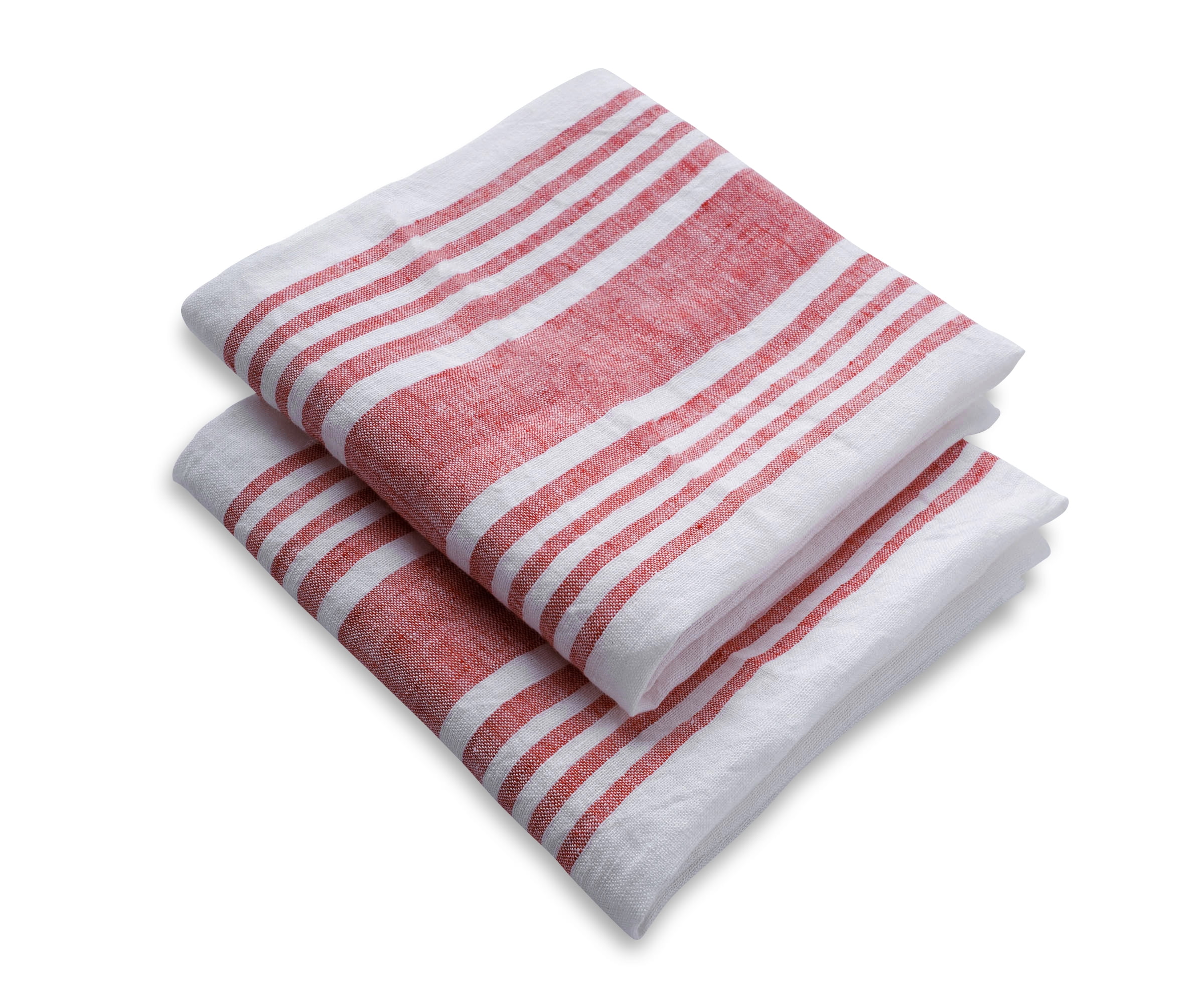 Linen Tea Towel Set of 2, Farmhouse Kitchen Towels, Decorative