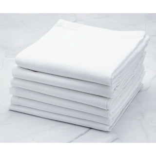 Raymond Clarke® Kitchen Towel Set, Hypoallergenic 100% Pure Organic Cotton  Dish Towels, Tea Towels Cotton, Kitchen Towels Cotton, Dish Cloths Cotton,  Absorbent Dish Clothes White 24 pc 