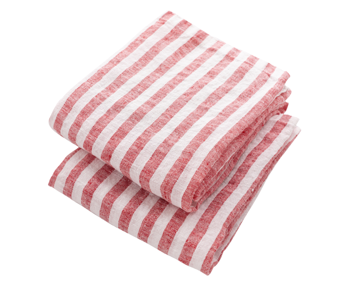 All Cotton and Linen Kitchen Towels Set of 2 100 Linen Dish Towels