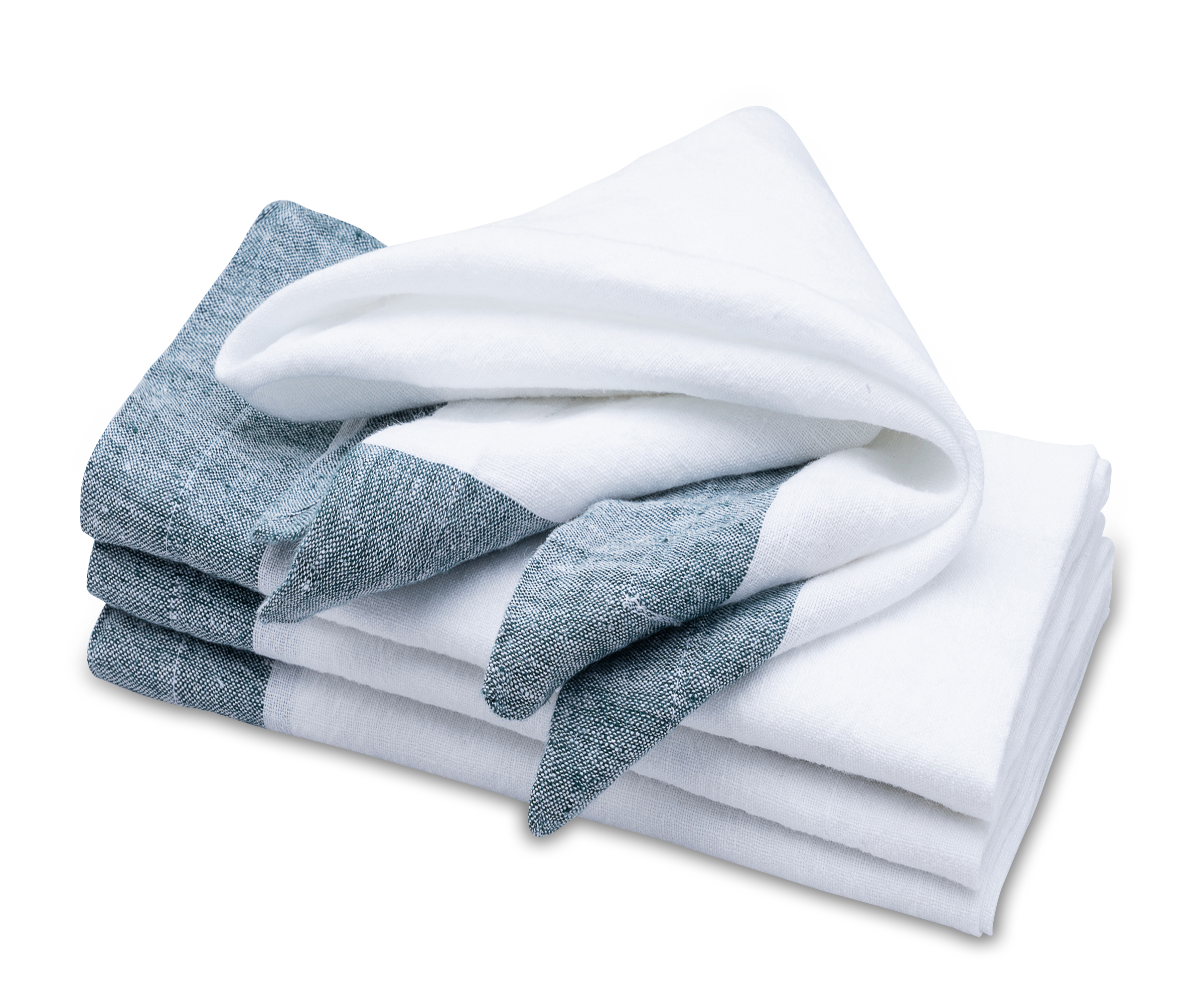 All Cotton and Linen Napkins Cloth Napkins Set of 4 Linen Dinner