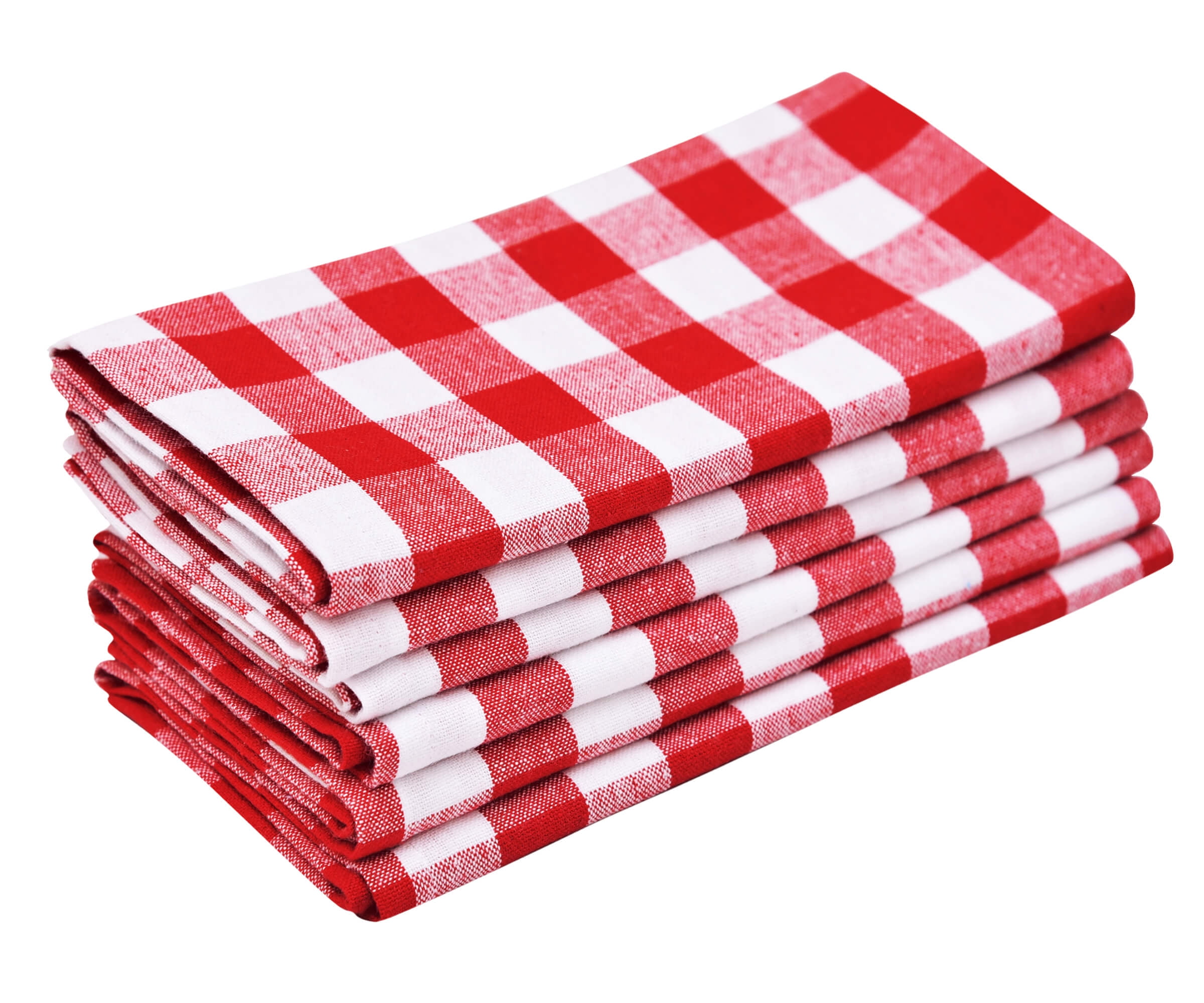 All Cotton and Linen Cloth Napkins, Cotton Dinner Napkins, Red Linen