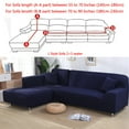 thumbnail image 1 of All-Cover Sectional Sofa L Shape， 2pcs Slipcover Elastic Washable Couch Cover, 2seater (55 to 74Inch)+3 Seater(74 to 90 Inch) Sofa Slipcover Couch Cover Stretch for L Shape Sectional Corner, 1 of 8