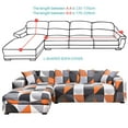 thumbnail image 1 of All-Cover Sectional Sofa L Shape， 2pcs Slipcover Elastic Washable Couch Cover, 2seater (55 to 74Inch)+3 Seater(74 to 90 Inch) Sofa Slipcover Couch Cover Stretch for L Shape Sectional Corner, 1 of 6