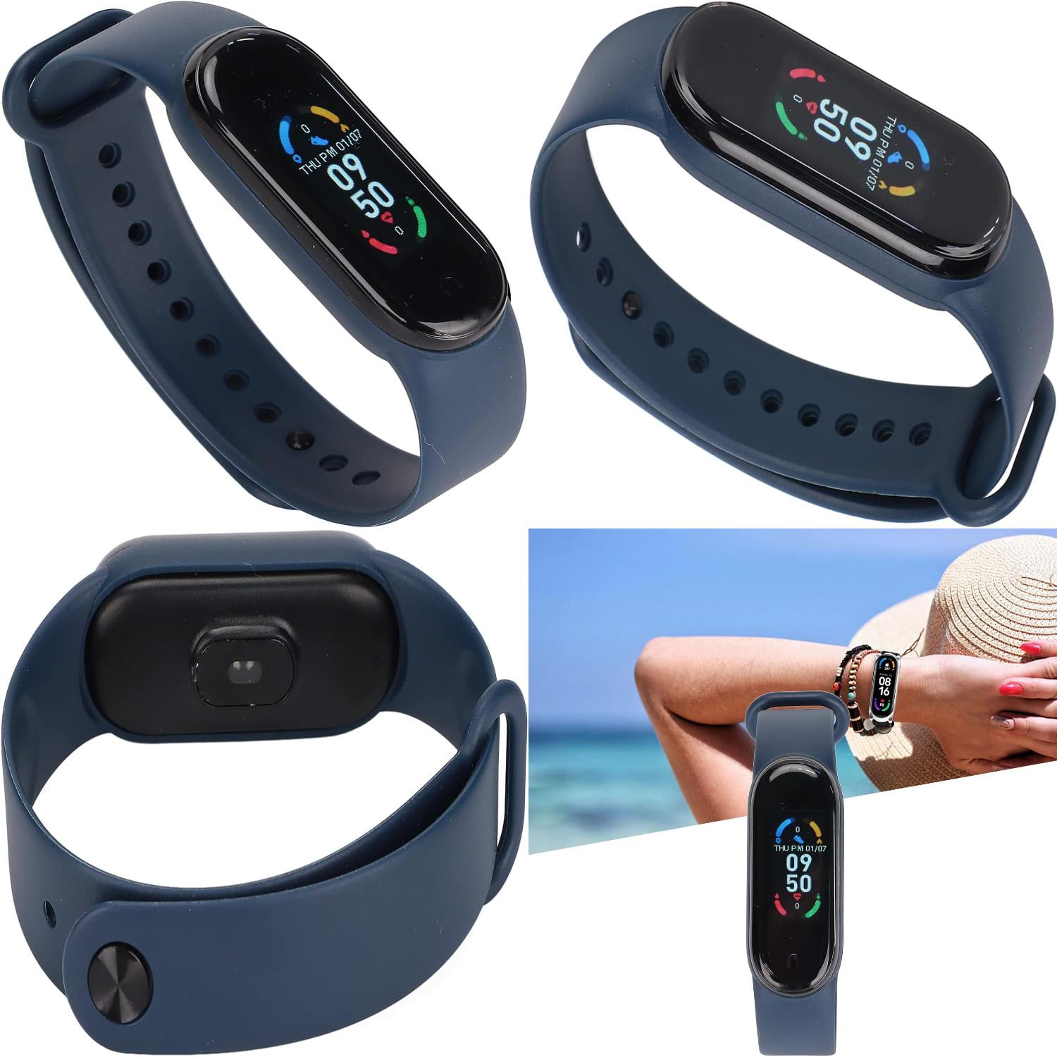 All-day Activity Tracking Waterproof Smart Bracelet With Step Counter 