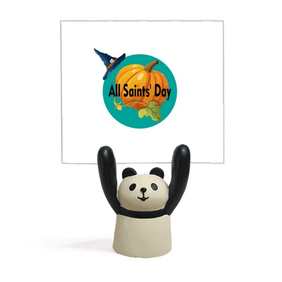 All Day Candy Happy Memo Holder Cartoon Animal Panda Stand Decoration