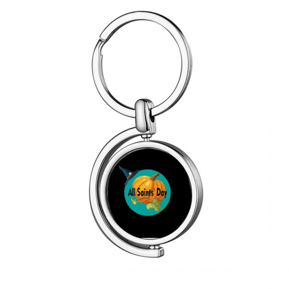 All Day Candy Happy Rotating Keychain Metal Keyring Holder