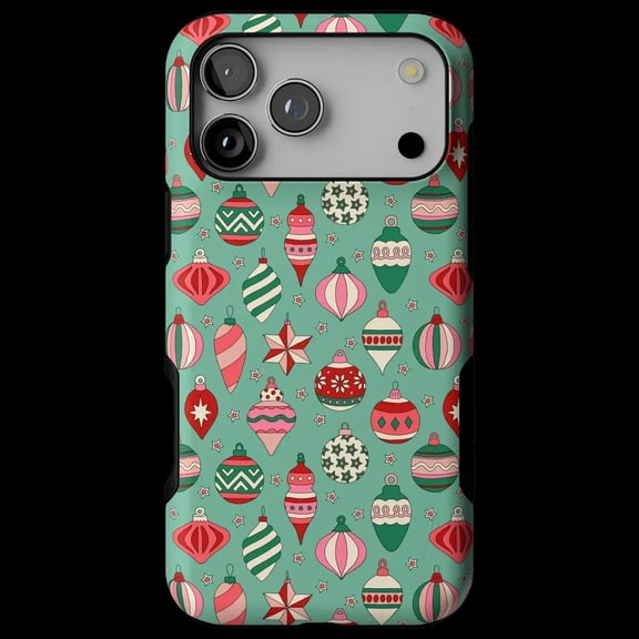 All Decked Out Festive Ornaments Phone Case with iPhone 17 to 11 Pro Max