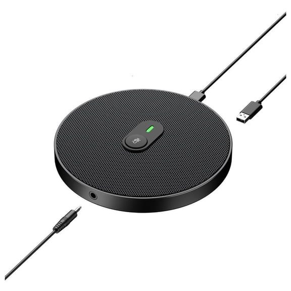 All Direction Conference Room Microphone With Instantly Mute Function 10x10x2cm Design For Offices Home Use
