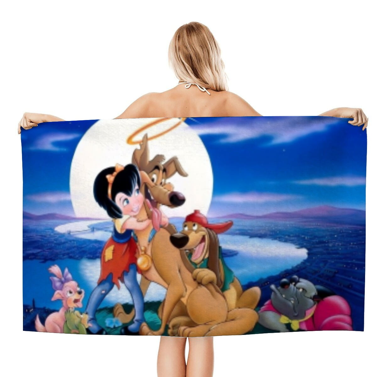 All Dog Go To Heaven Gifts Beach Towel For Women Girl Or Boys Birthday 