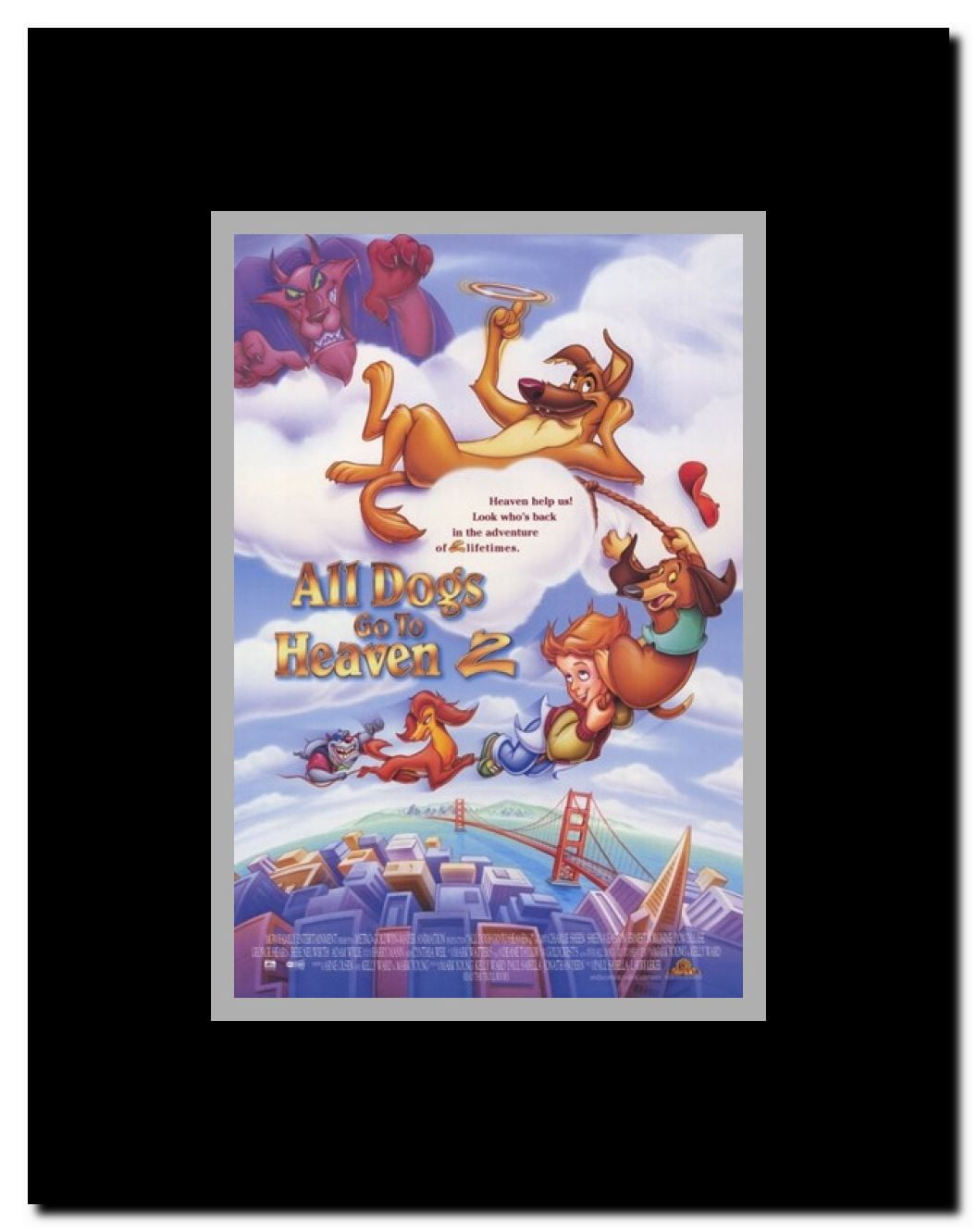 All Dogs Go to Heaven 2 Framed Movie Poster