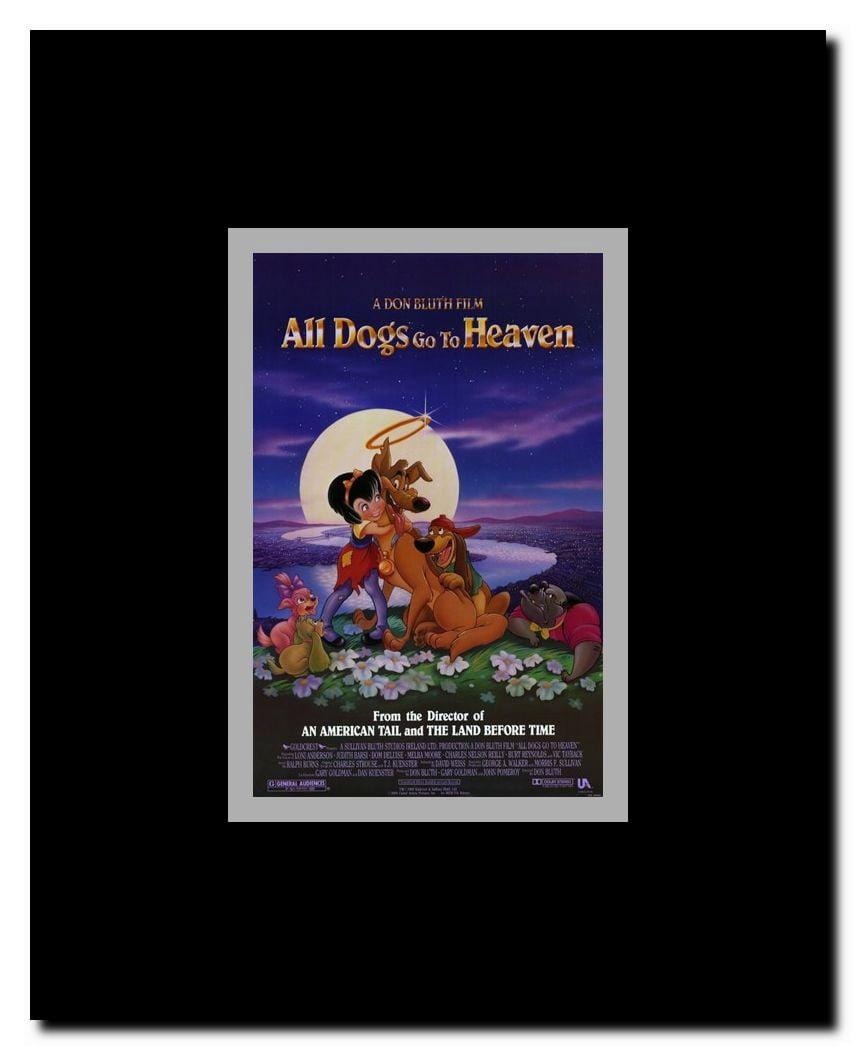 All Dogs Go to Heaven Framed Movie Poster