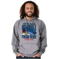thumbnail image 1 of All Downhill From Here Denver CO Unisex Plus Fleece Graphic Hoodie Brisco Brands 2X, 1 of 5