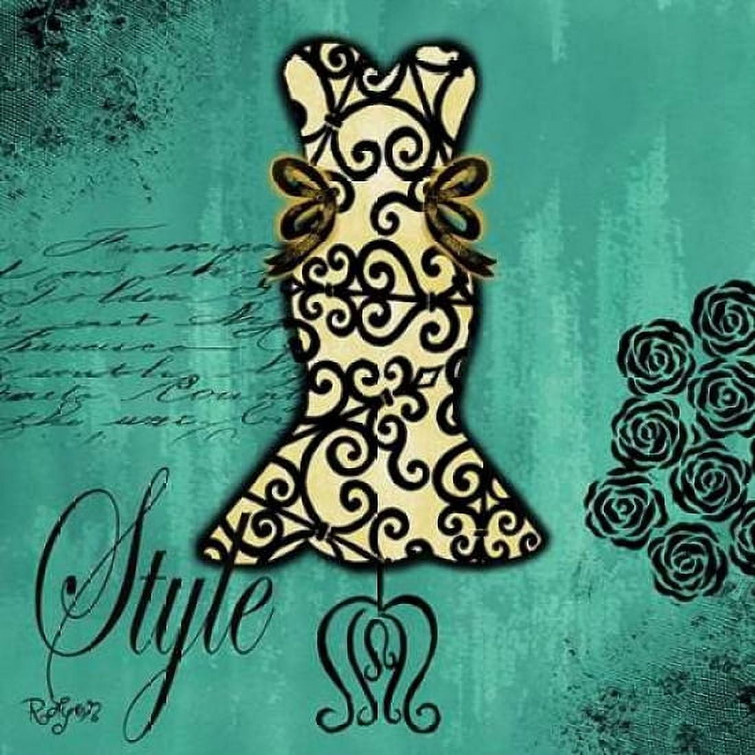 All Dressed Up III Canvas Art - Rebecca Lyon (24 x 24)