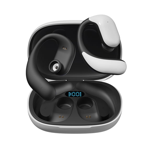 All Earphones Clearance!Kyursd Gaming Headsets, True Wireless Ear Mounted Bluetooth Earphones Bones Conduction No In Ear Sound Leakage Stereoscopic Sound Quality Advanced Sports Earphones