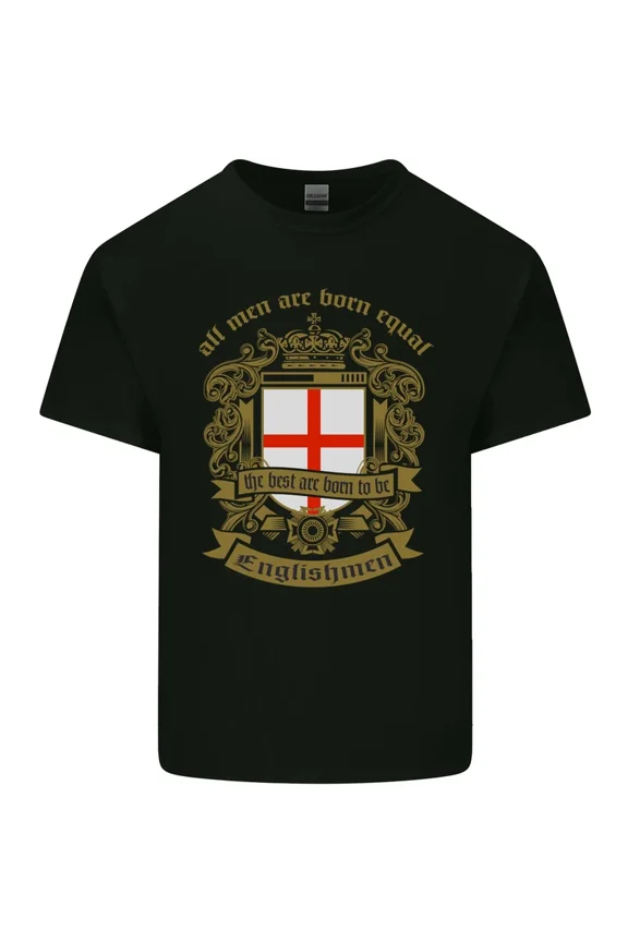 All Equal English England Soft Breathable Cotton Short Sleeve Tee Shirt,for unisex up to 5XL
