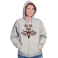 thumbnail image 1 of All Exes Live In Texas Lonestar State Womens Plus Size Graphic Zipper Hoodie Brisco Brands 3X, 1 of 5