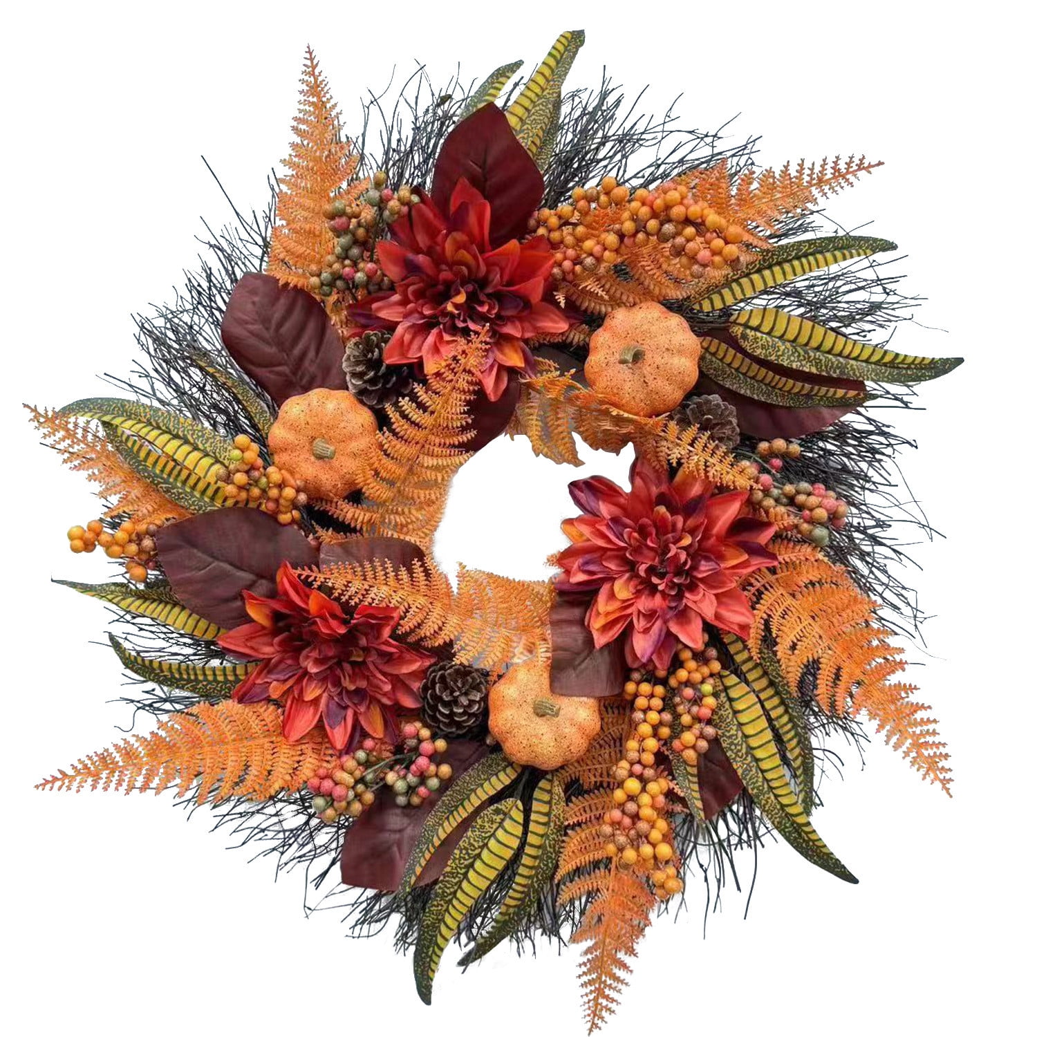 All Fall Decor For Home Clearance Deals!Amvlyk 2024 Thanksgiving Wreath