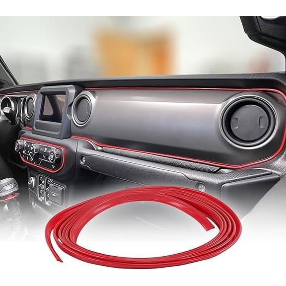 All-Fit Gap Trim Interior Custom Complete Trim - Universal Fit - (Red)