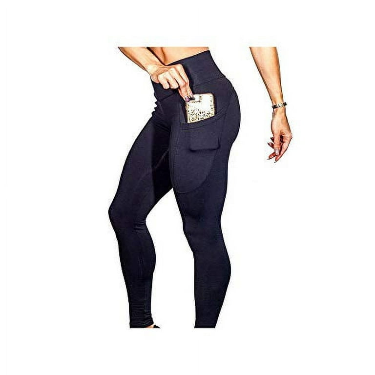 All Fit Women's Leggings with Pockets ( Black XL)