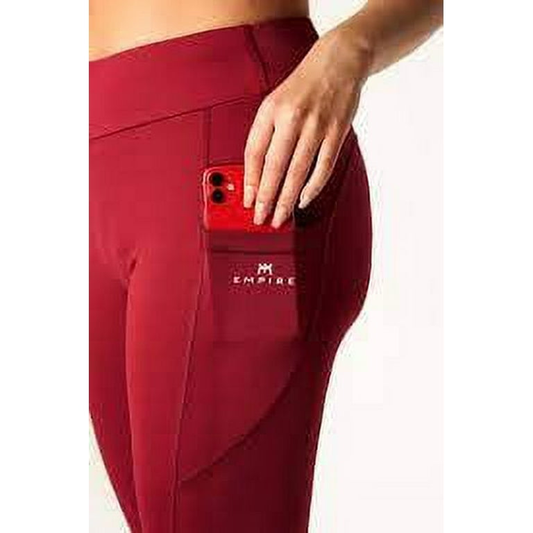 Full Length Pocket Legging | Red