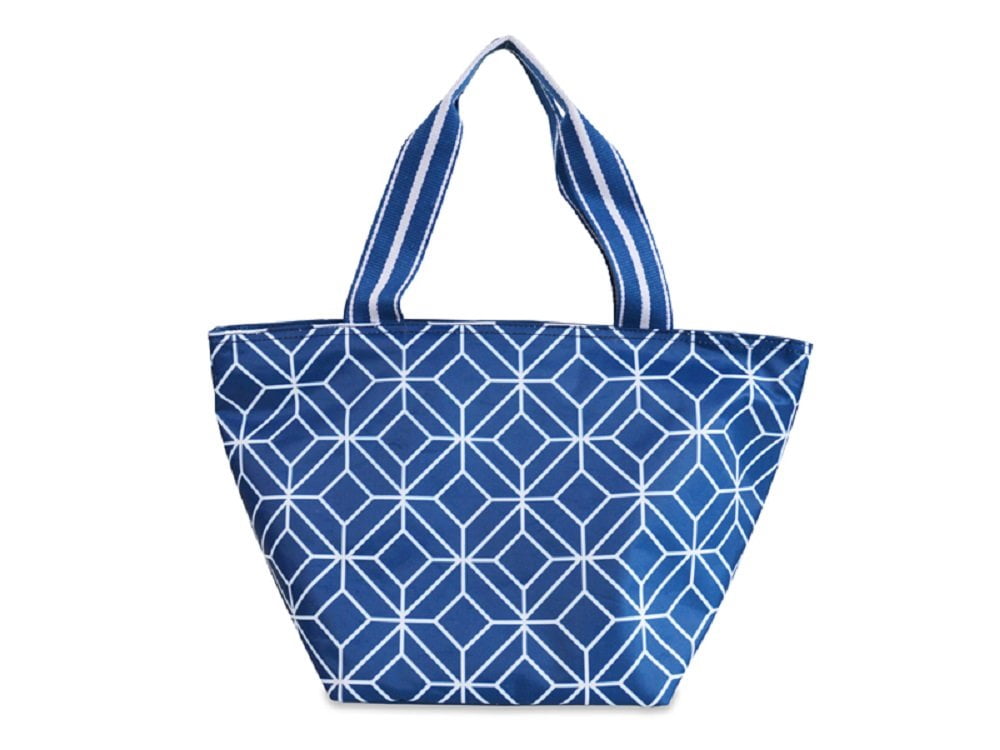 All For Color Lunch Bag (Navy Geo Gem)