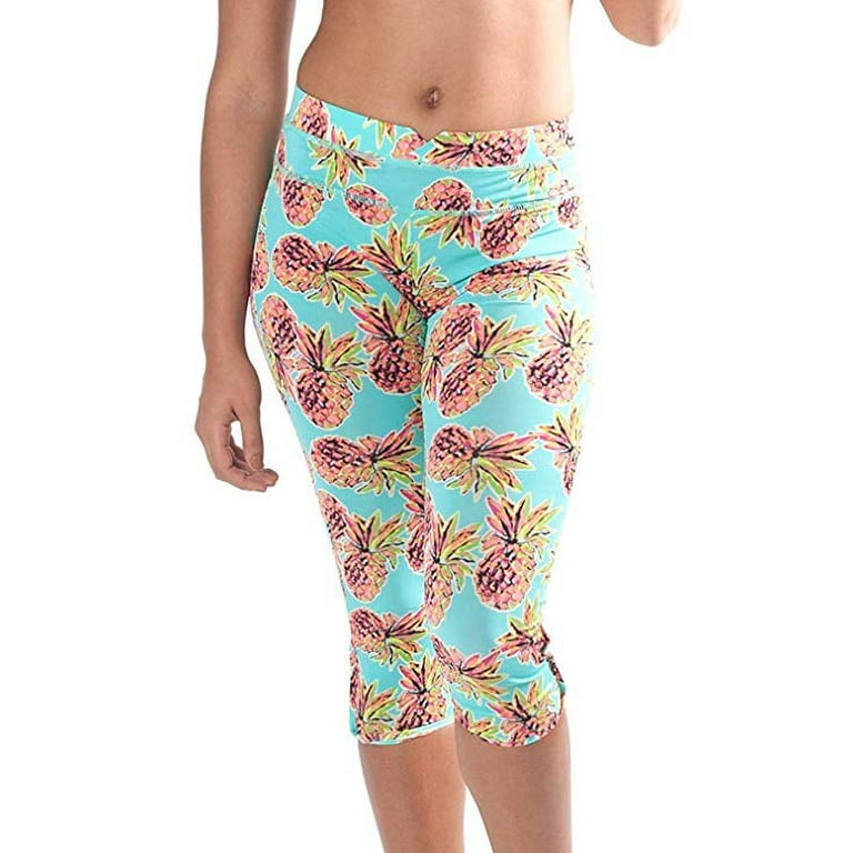 Pineapple top capri leggings