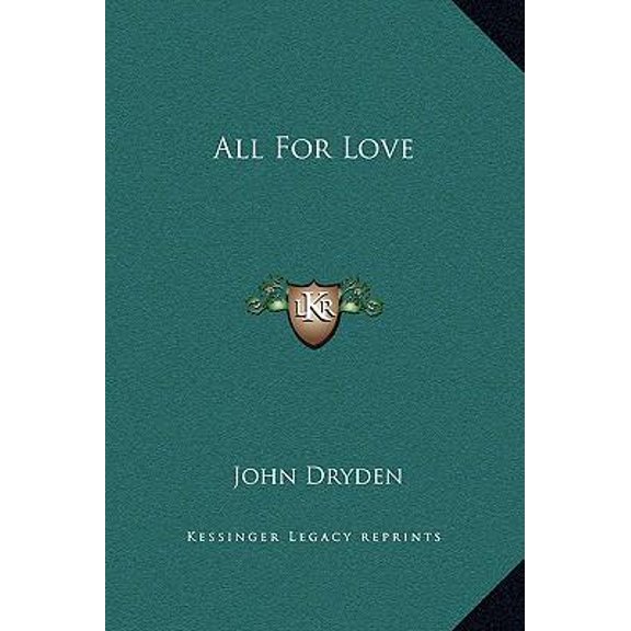 All for Love Hardcover