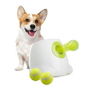 All For Paws Automatic Tennis Ball Launcher for Puppies & Small Dogs, 3 Balls Included