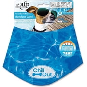 All For Paws Chill-Out Cooling Dog Ice Bandana للصيف ، X-Large