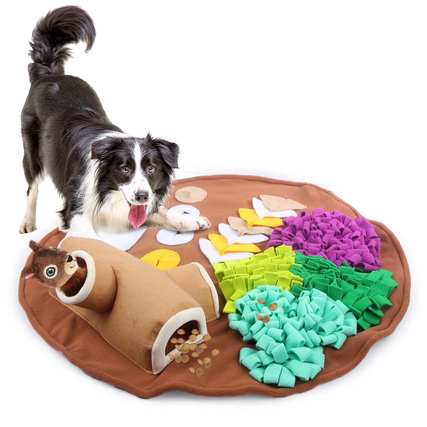 Avont Snuffle Mat for Dogs, Sniff Activity Mat Interactive Feeding Puzzle  Slow Feeder for Puppies Cats Rabbits, Helps with Stress Relief Foraging