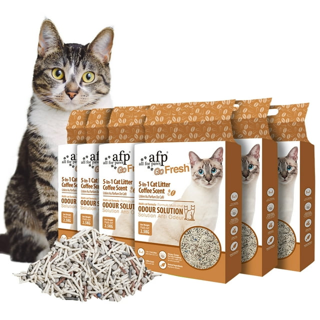 All For Paws Natural 5in1 Tofu Cat Litter with 24/7 Power Odor