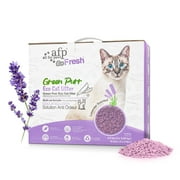 All For Paws Natural Tofu Cat Litter, 10lb, Lavender Scented – Sustainable Tofu Cat Litter with Strong Odor Control
