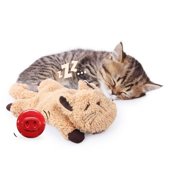 All For Paws Sleep Aid & Anxiety Relief Plush Cat Purring Toy For Kitties