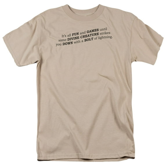 All Fun And Games Officially Licensed Adult T Shirt