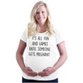 thumbnail image 1 of All Fun Until Someone Gets Pregnant Women's Maternity T Shirt Tee Brisco Brands 3X, 1 of 7