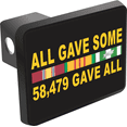 thumbnail image 1 of All Gave Some 58479 Gave All Vietnam 3 Ribbon Stack Hitch Cover, 1 of 1