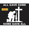 thumbnail image 1 of All Gave Some Fallen Soldier Memorial Vietnam Veteran 3.8" Decal, 1 of 1