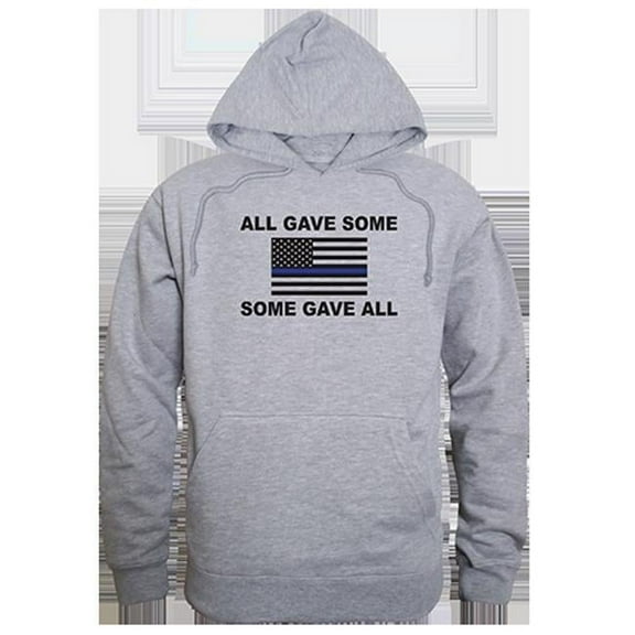 All Gave Some Graphic Pullover Sweatshirt, Heather Gray - Large