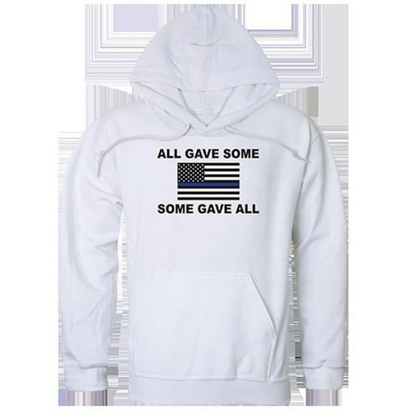 All Gave Some Graphic Pullover Sweatshirt, White - Small