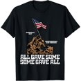 thumbnail image 1 of All Gave Some Some Gave All Soldiers US Flag Memorial Day T-Shirt, 1 of 2